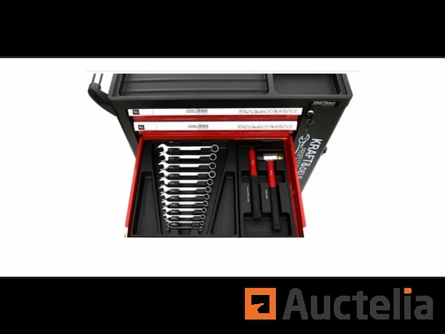 Professionele werkplaatswagen met 263 gereedschappen kraft&dele kd362 - afbeelding 3 van  5