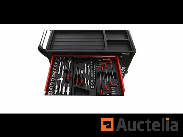 Professionele werkplaatswagen met 263 gereedschappen kraft&dele kd362 - afbeelding 4 van  5