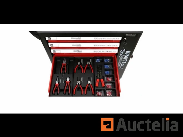 Professionele werkplaatswagen met 263 gereedschappen kraft&dele kd362 - afbeelding 5 van  5