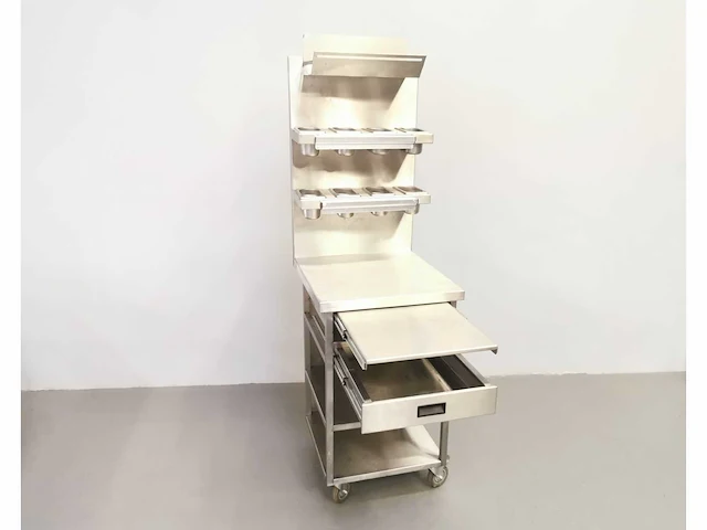 Proffil - staal - roestvrijstalen werktafel - afbeelding 1 van  3