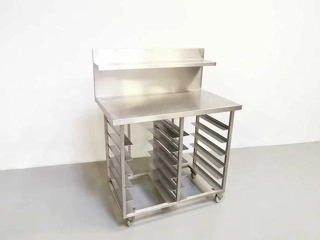 Proffil - staal - roestvrijstalen werktafel - afbeelding 1 van  1