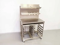 Proffil - staal - roestvrijstalen werktafel - afbeelding 1 van  2