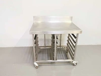 Proffil - staal - roestvrijstalen werktafel - afbeelding 2 van  2