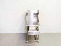 Proffil - staal - roestvrijstalen werktafel - afbeelding 2 van  2