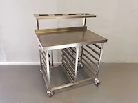 Proffil - staal - roestvrijstalen werktafel - afbeelding 2 van  2