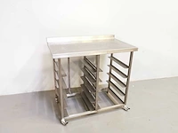 Proffil - staal - roestvrijstalen werktafel - afbeelding 1 van  2