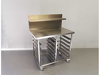 Proffil - staal - roestvrijstalen werktafel - afbeelding 2 van  2