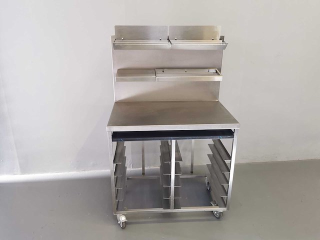 Proffil - staal - roestvrijstalen werktafel - afbeelding 2 van  2