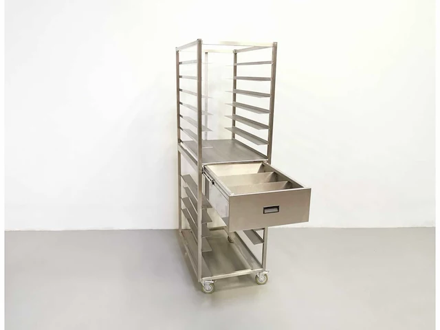 Proffil - staal - trolley van roestvrij staal - afbeelding 2 van  2