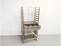 Proffil - staal - trolley van roestvrij staal - afbeelding 2 van  2