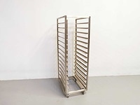 Proffil - staal - trolley van roestvrij staal - afbeelding 1 van  2