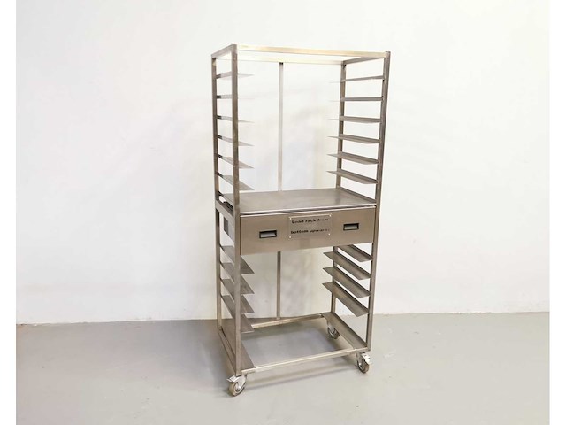 Proffil - stalen - roestvrijstalen trolley - afbeelding 1 van  2