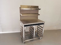 Proffil - stalen - roestvrijstalen werktafel - afbeelding 1 van  2