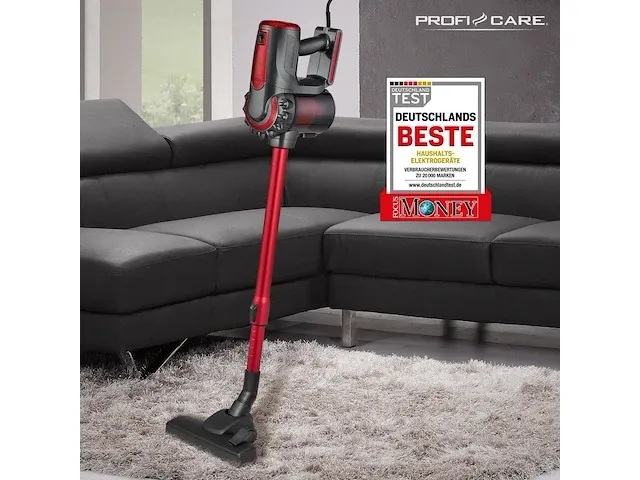 Proficare pc-bs 3038 - steelstofzuiger - rood - met snoer - afbeelding 6 van  6