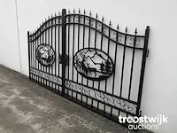 Profielstalen poort - deer design - afbeelding 3 van  8