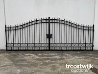 Profielstalen poort - effen design - afbeelding 1 van  7