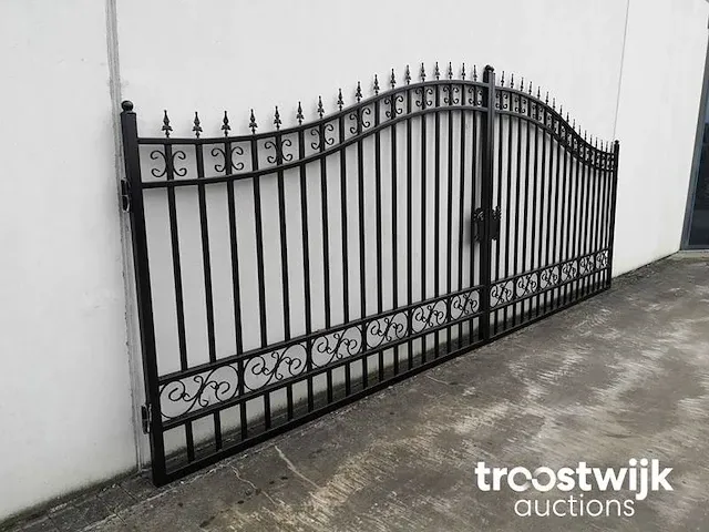 Profielstalen poort - effen design - afbeelding 2 van  7