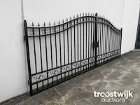 Profielstalen poort - effen design - afbeelding 2 van  7