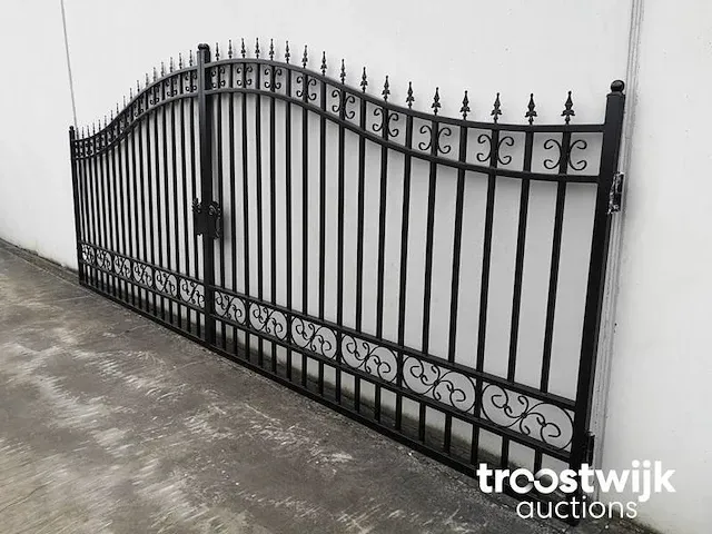 Profielstalen poort - effen design - afbeelding 3 van  7