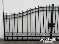 Profielstalen poort - effen design - afbeelding 4 van  7