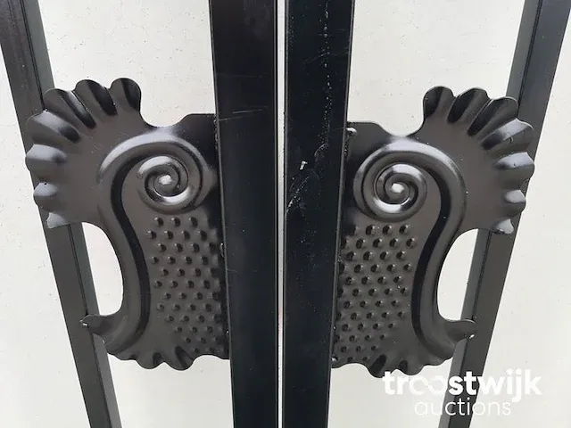 Profielstalen poort - effen design - afbeelding 7 van  7