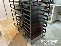Profielstalen transportkar voor bakplaten - afbeelding 3 van  3