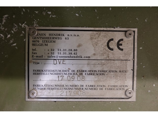 Profielverstekzaagmachine soenen hendrik - afbeelding 9 van  9