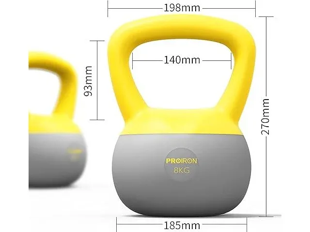 Proiron zachte kettlebell 8kg - afbeelding 2 van  2