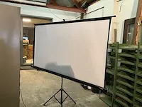 Projectiescherm innox op 3-pikkel statief - afbeelding 2 van  6