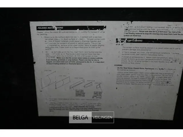 Projectiescherm + statief - afbeelding 6 van  6