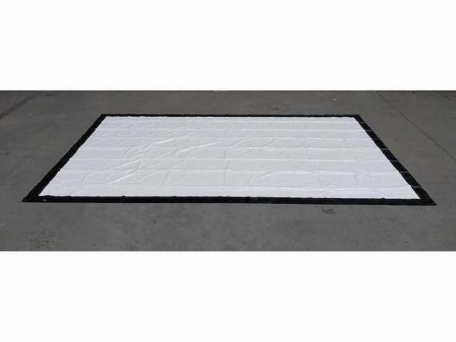 Projection screen 16/9 372x210 front&retro w/screen frame 392x230 - afbeelding 8 van  12