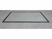 Projection screen 16/9 372x210 front&retro w/screen frame 392x230 - afbeelding 11 van  12