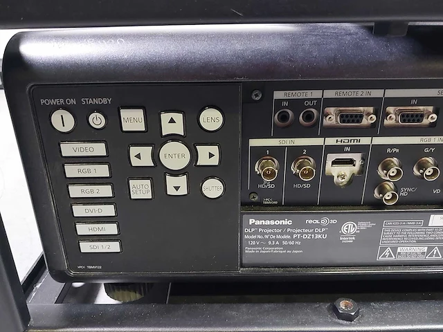 Projector panasonic pt-dz13ku - afbeelding 8 van  11