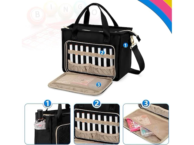 Prokva bingo tote tas - afbeelding 2 van  4