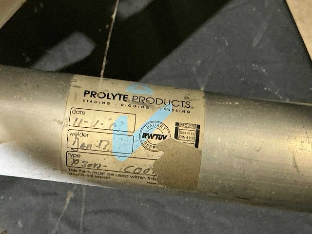 Prolide 90° - x30d aluminium trussen onderdeel (4x) - afbeelding 5 van  5