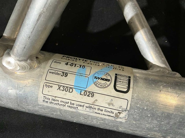Prolide x30d aluminium trussen onderdeel (3x) - afbeelding 4 van  5