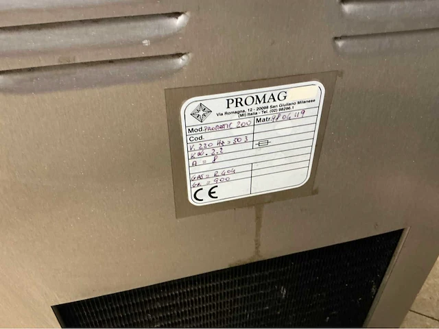 Promag promatic 200 ijsmachine - afbeelding 6 van  6