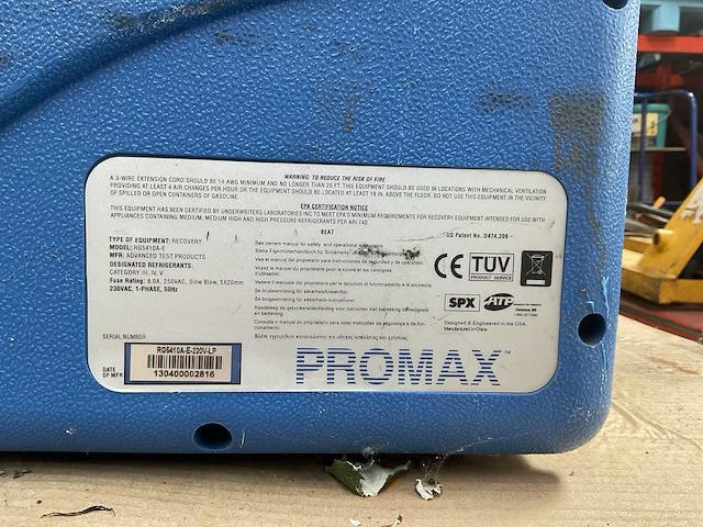 Promax rg5410a pomp eenheid voor koelmiddel - afbeelding 3 van  4