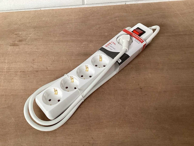 Promax stekkerdoos 5 voudig met schakelaar (30x) - afbeelding 3 van  6