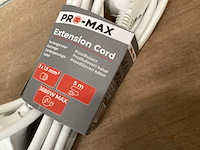 Promax verlengkabel 3 x 1.5 mm2, 5 meter (38x) - afbeelding 2 van  5
