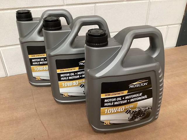 Protection 10w40 motorolie, 5 liter (3x) - afbeelding 1 van  5