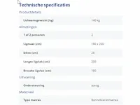 Protection plus bonnellverenmatras - afbeelding 4 van  5