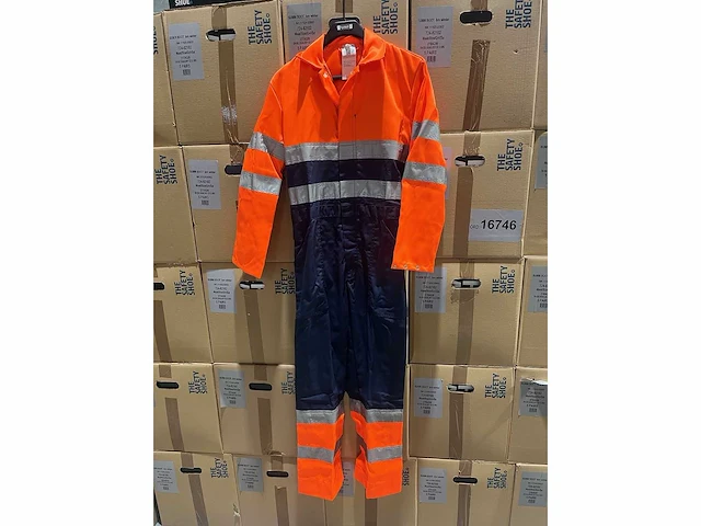 Proteq - overall - hi vis maat 54 (10x) - afbeelding 2 van  2