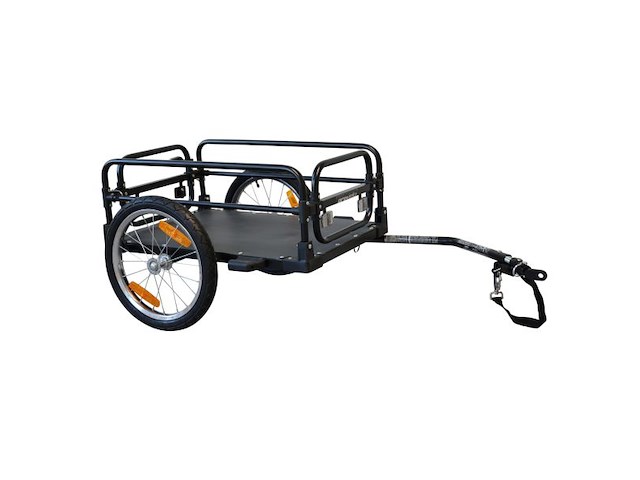 Provelo - fietsaanhanger inklapbaar - zwart - afbeelding 1 van  4