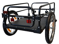 Provelo - fietsaanhanger inklapbaar - zwart - afbeelding 2 van  4