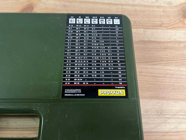 Proxxon 20 delige lange doppenset - afbeelding 1 van  4