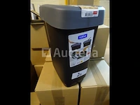 Prullenbak - 10l - 24,8x18,1x33cm - donkergrijs rotho twist - afbeelding 1 van  2