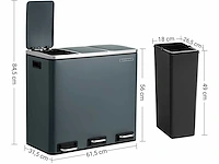 Prullenbak - 3 x 18l (x2) - afbeelding 8 van  11