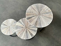 Ptmd collection bijzettafel set 3 stuks - afbeelding 2 van  8