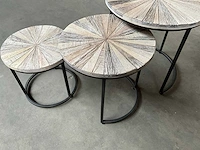 Ptmd collection bijzettafel set 3 stuks - afbeelding 3 van  8